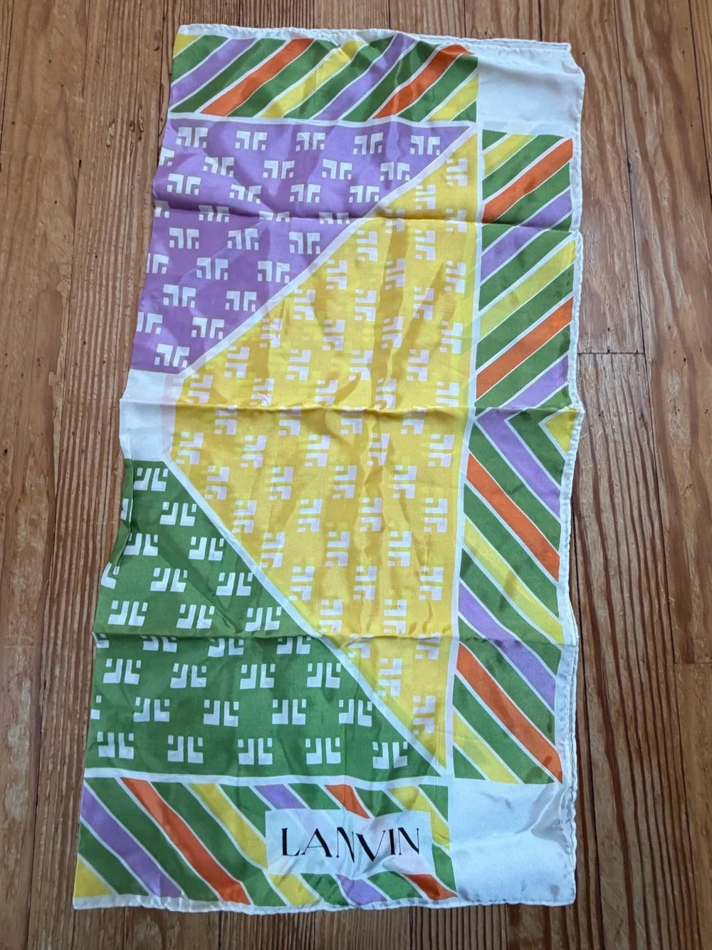 Vintage Lanvin Paris scarf